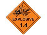 Explosive 1.4 Sign